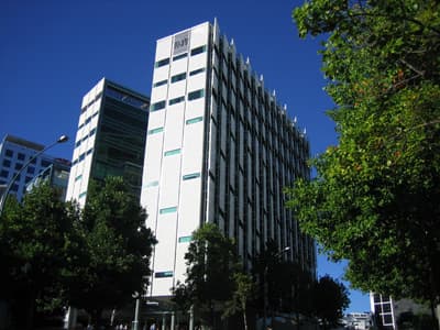 Das hochmoderne WF Building, Standort der AUT University Die Business School der AUT University (Neuseeland)